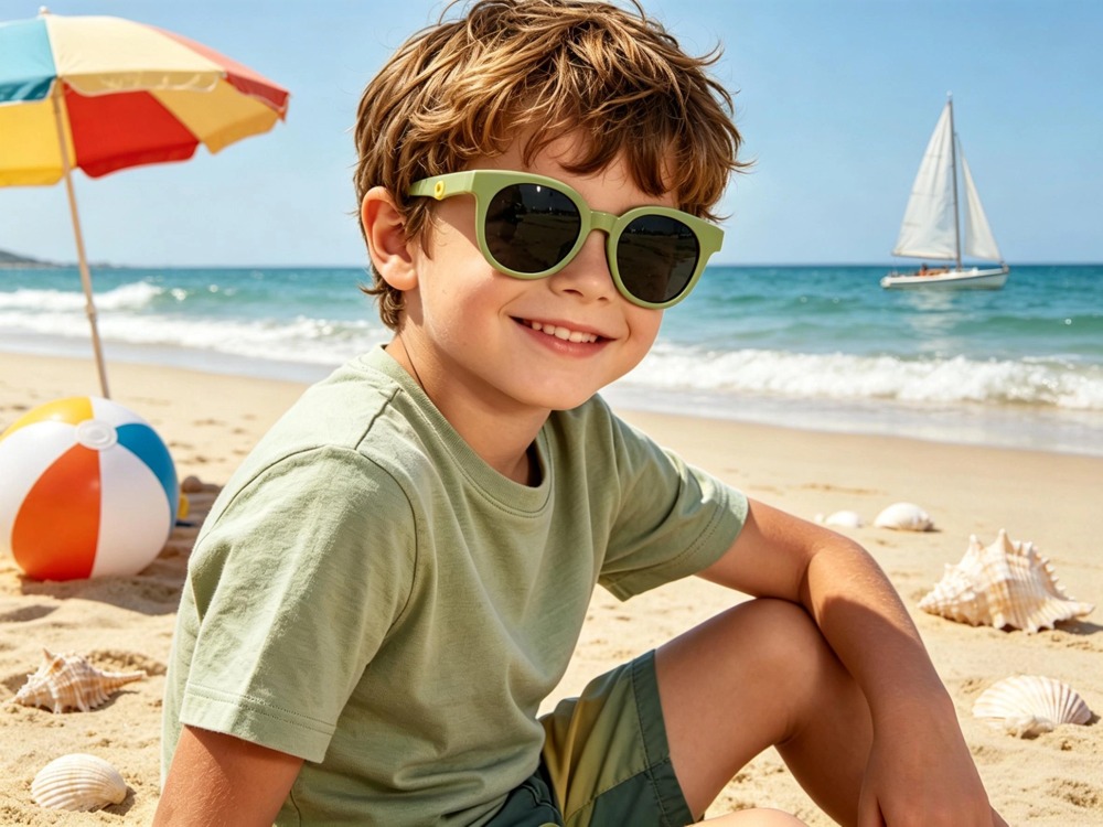 Clyde - Round Polarized Prescription Sunglasses for Kids