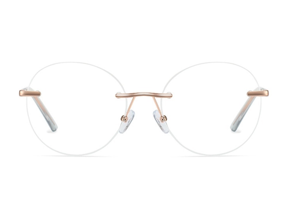 Nora - Rimless Prescription Glasses