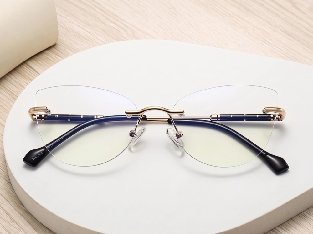 Mila - Rimless Prescription Glasses