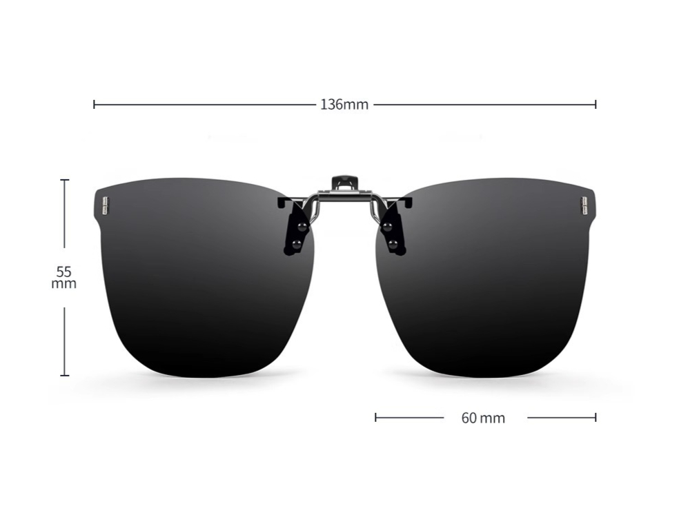 Barry - Polarized Clip-on Sunglasses Lens