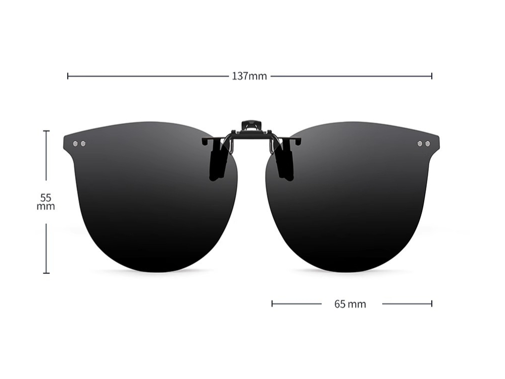Barry - Polarized Clip-on Sunglasses Lens