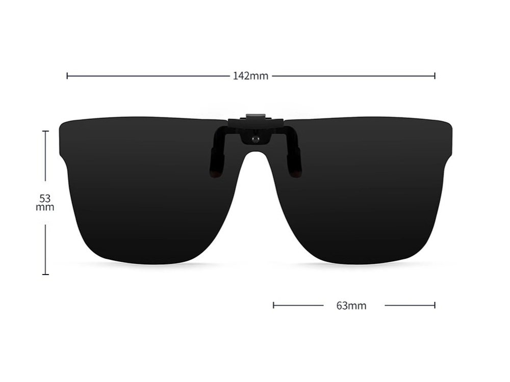 Barry - Polarized Clip-on Sunglasses Lens