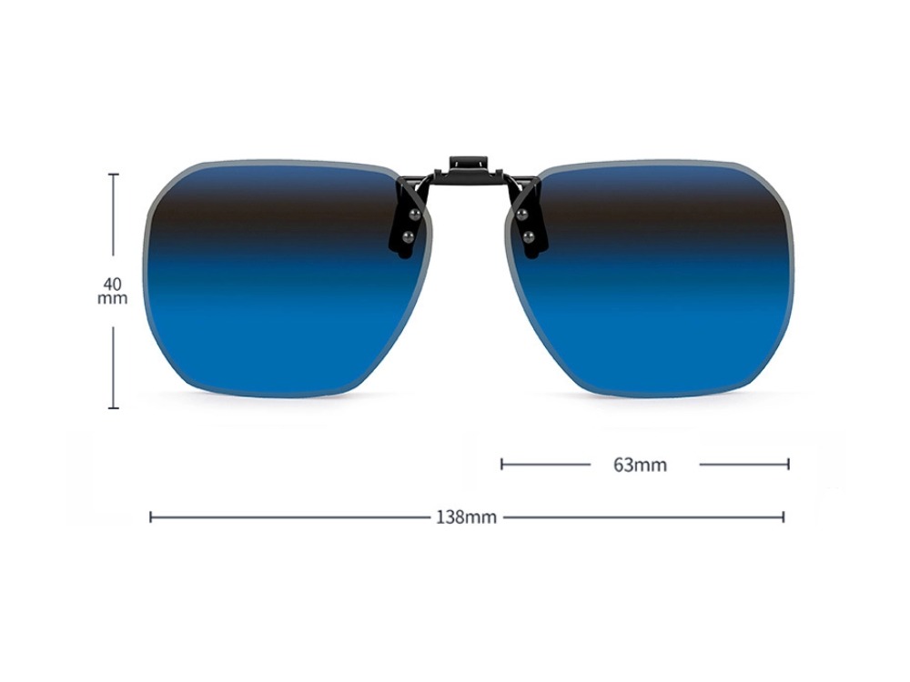 Jerry - Polarized Clip-on Sunglasses Lenses