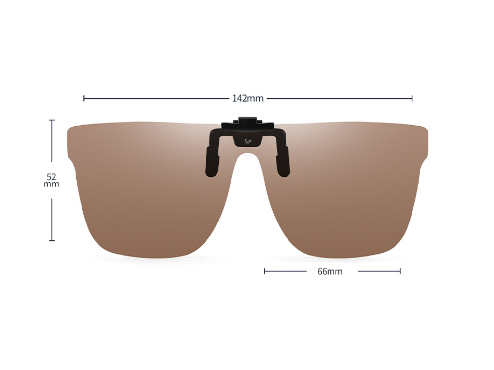 Larry - Polarized Clip-on Sunglasses Lens