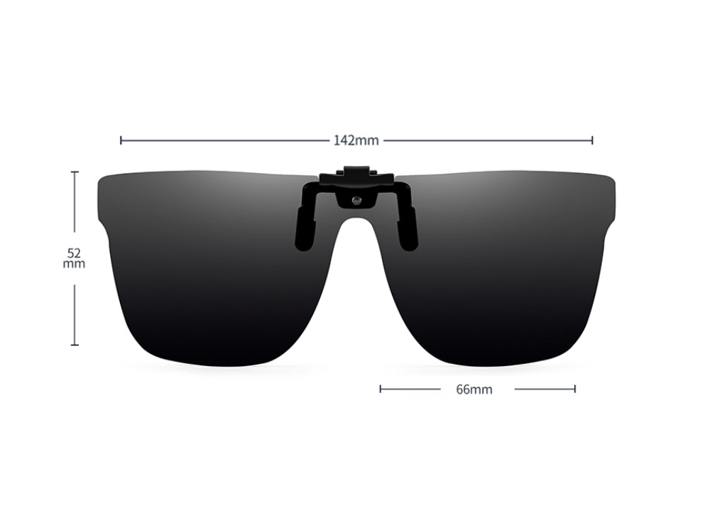 Larry - Polarized Clip-on Sunglasses Lens