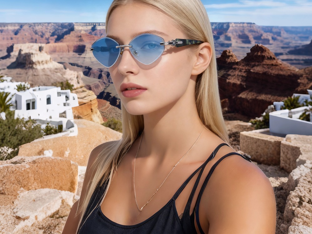 Hope - Rimless Prescription Sunglasses