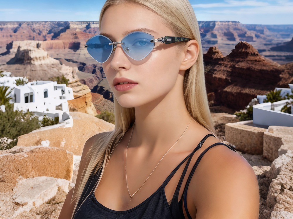 Hope - Rimless Prescription Sunglasses