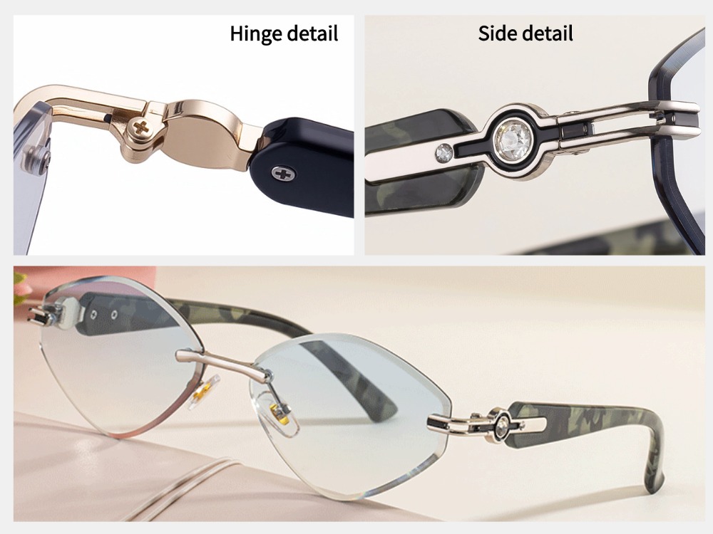 Hope - Rimless Prescription Sunglasses