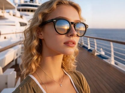 Olive - Round Prescription Sunglasses