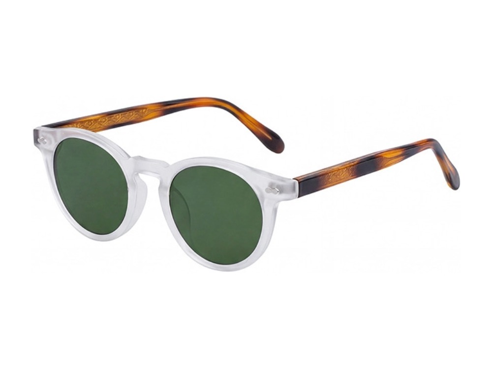 Olive - Round Prescription Sunglasses