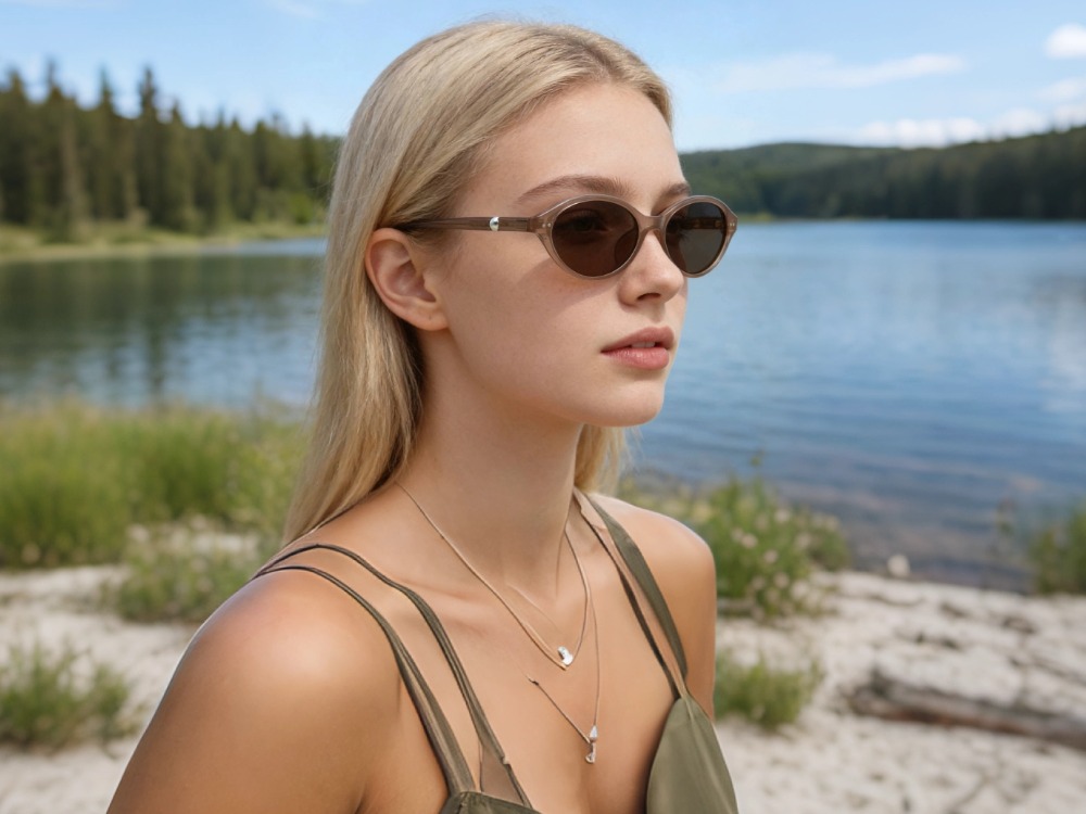 Thea - Round Polarized Prescription Sunglasses