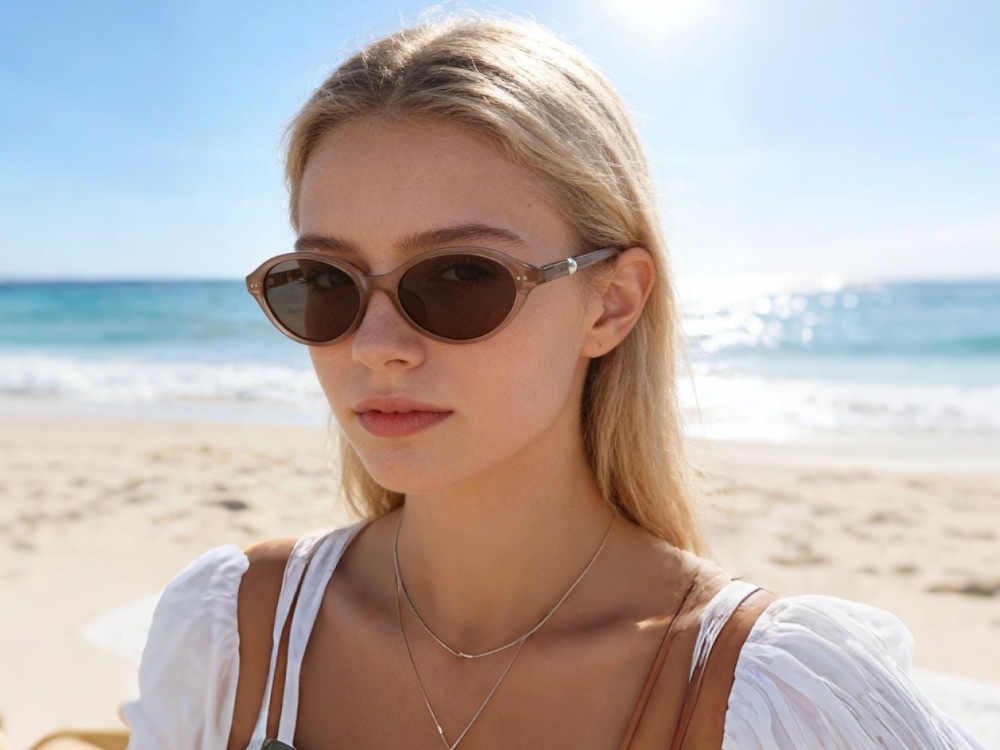 Thea - Round Polarized Prescription Sunglasses