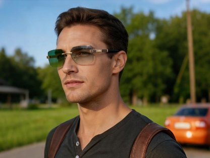 Rowan - Rimless Photochromic Prescription Sunglasses