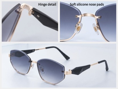 Hattie - Geometric Prescription Sunglasses
