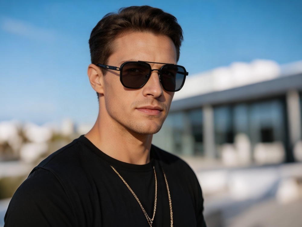 Amos - Aviator Prescription Sunglasses