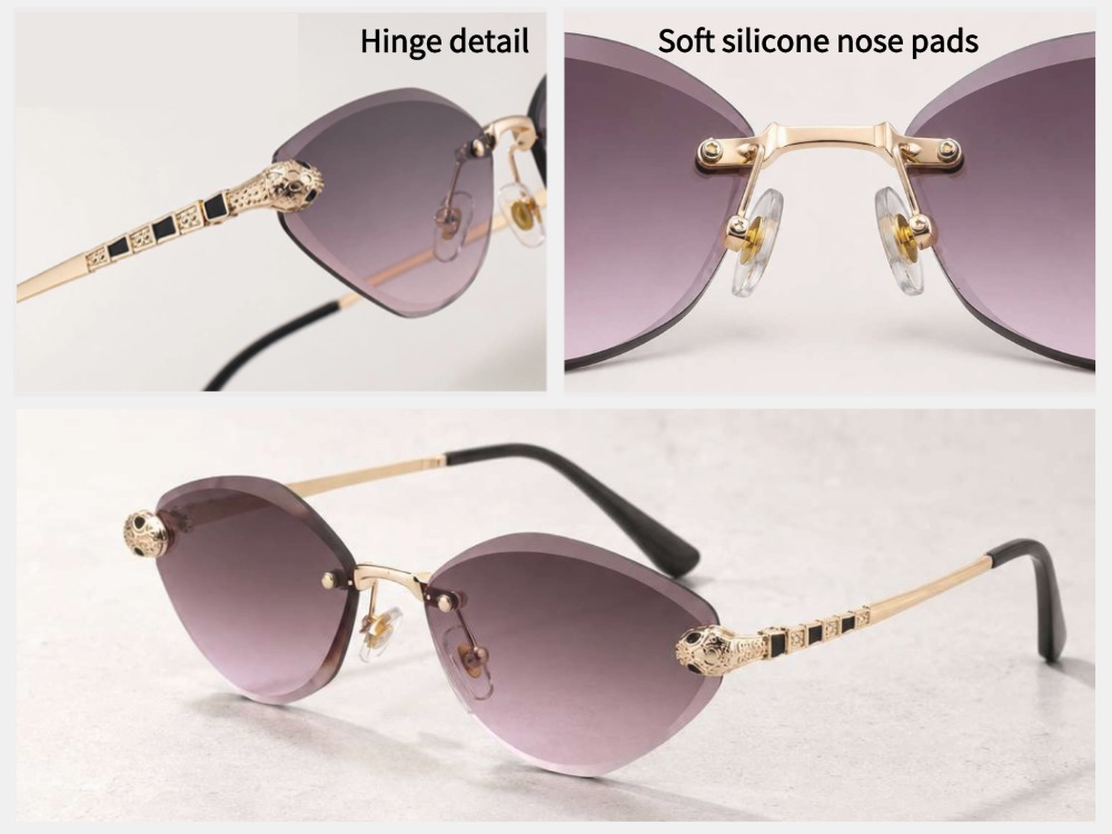 Juno - Rimless Prescription Sunglasses