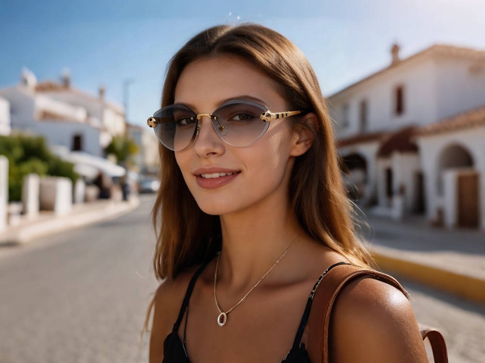 Juno - Rimless Prescription Sunglasses