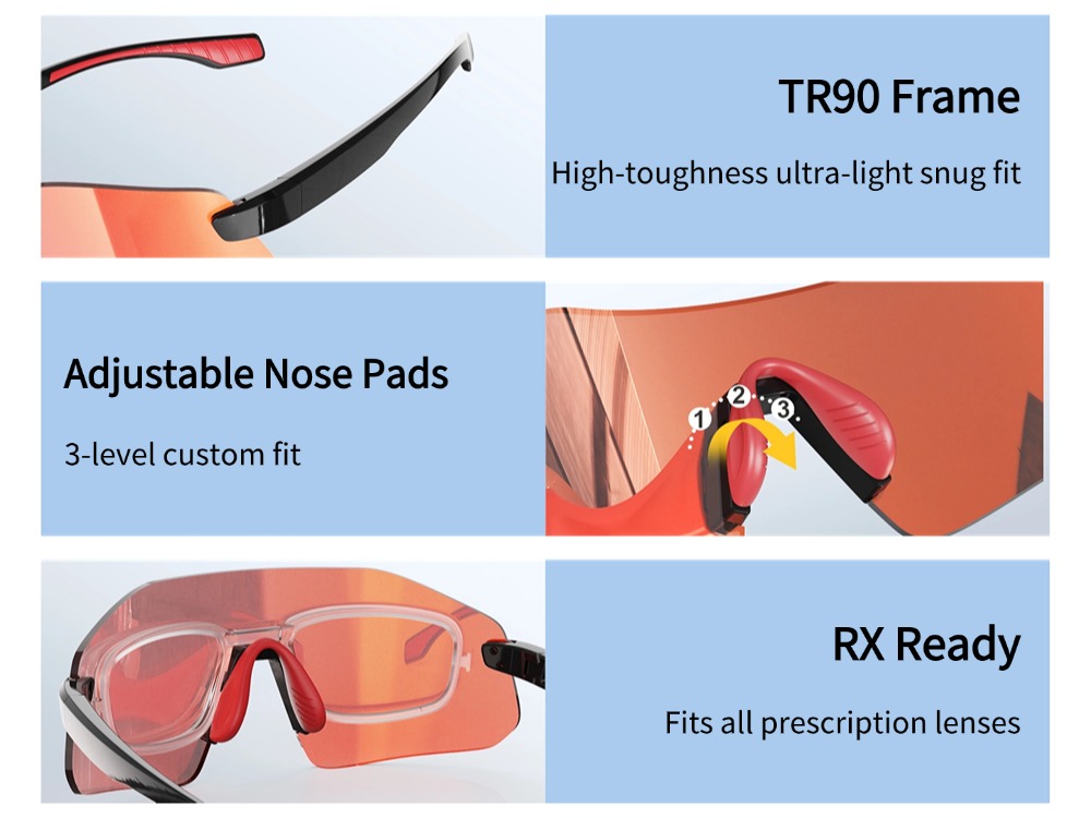 Fifer - Photochromic Prescription Sports Sunglasses