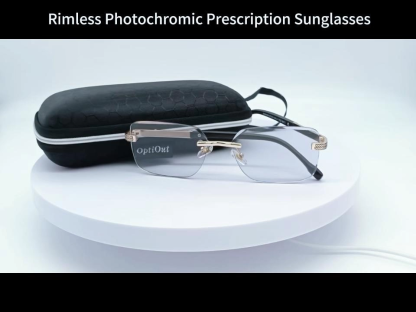 Rowan - Rimless Photochromic Prescription Sunglasses