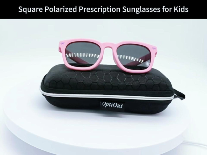 Clark - Square Polarized Prescription Sunglasses for Kids