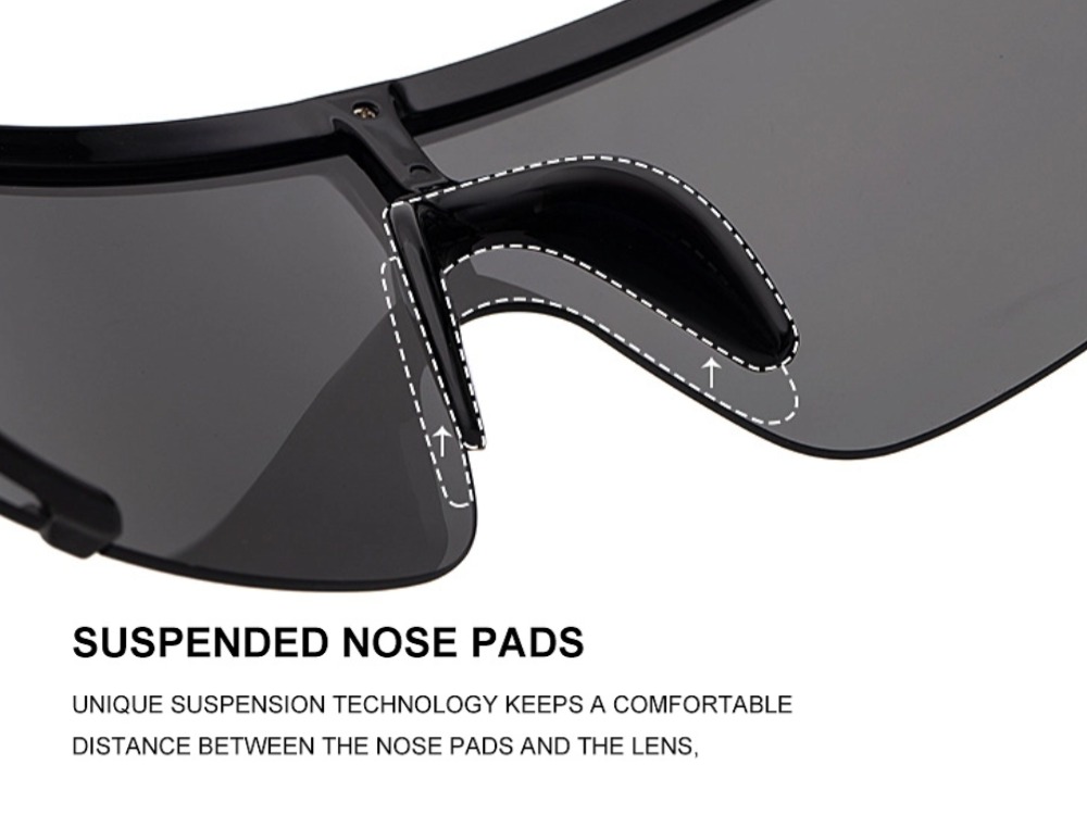 Tony - Oversized Cycling Sunglasses