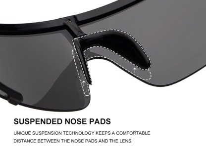 Tony - Oversized Cycling Sunglasses