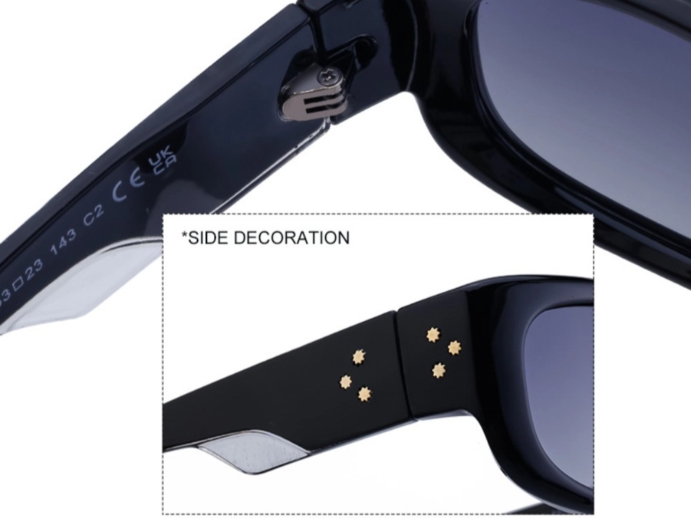 Yulissa - Rectangle Polarized Sunglasses