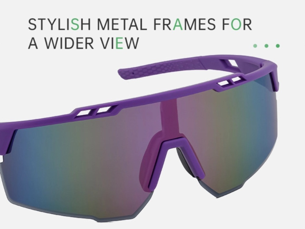 Acoustic - Rectangle Cycling Sunglasses