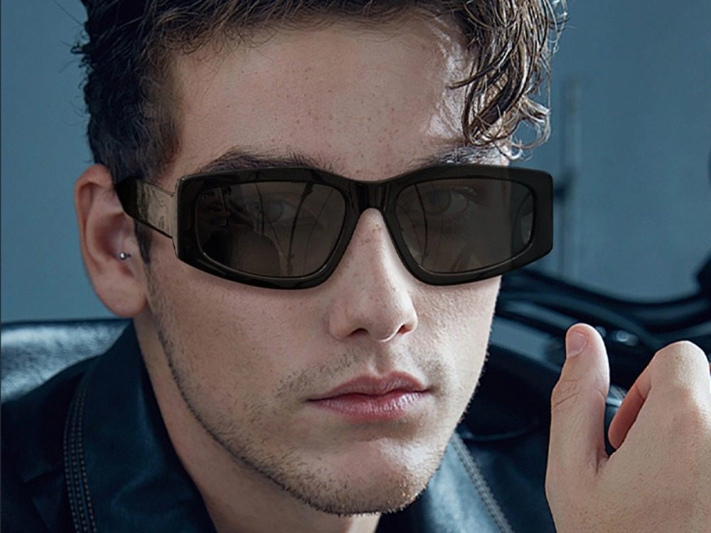 Thalia - Rectangle Polarized Sunglasses
