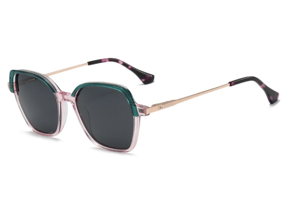 Alberta - Geometric Polarized Sunglasses