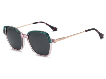 Alberta - Geometric Polarized Sunglasses