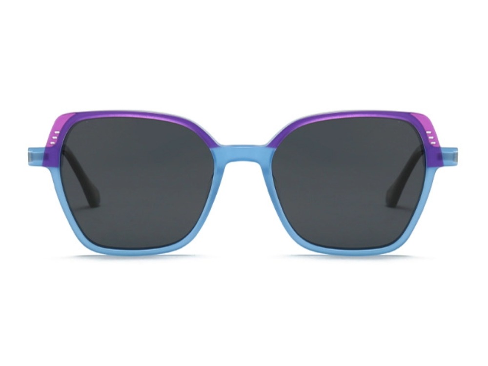 Alberta - Geometric Polarized Sunglasses