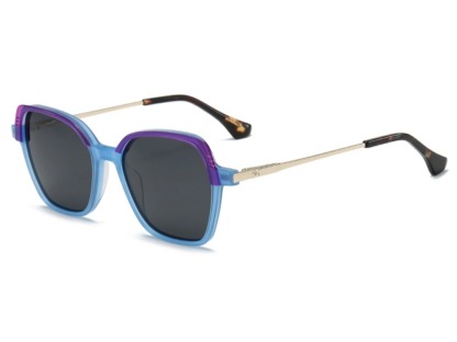 Alberta - Geometric Polarized Sunglasses