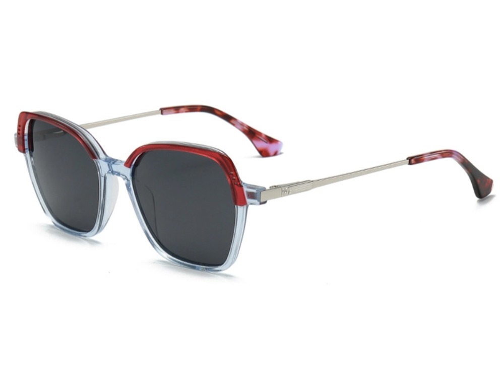 Alberta - Geometric Polarized Sunglasses