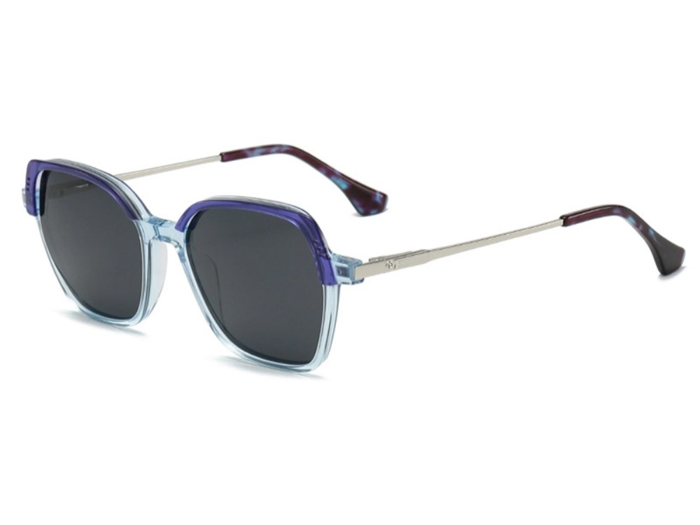 Alberta - Geometric Polarized Sunglasses