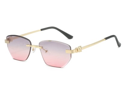 Caspian - Geometric Rimless Sunglasses (6 Colors)