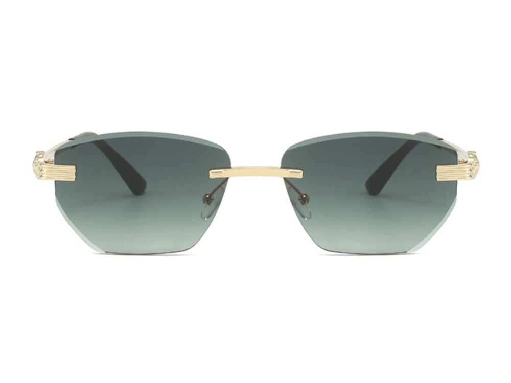 Caspian - Geometric Rimless Sunglasses (6 Colors)