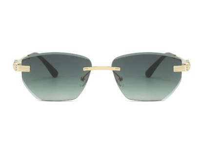 Caspian - Geometric Rimless Sunglasses (6 Colors)