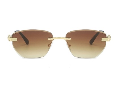 Caspian - Geometric Rimless Sunglasses (6 Colors)