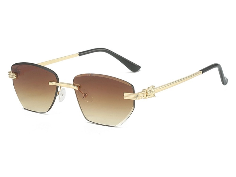 Caspian - Geometric Rimless Sunglasses (6 Colors)