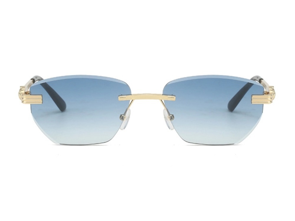 Caspian - Geometric Rimless Sunglasses (6 Colors)