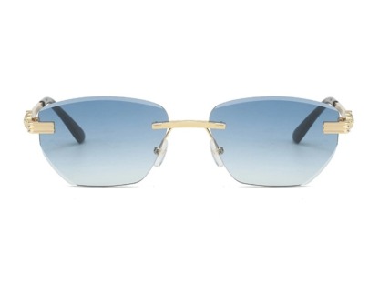 Caspian - Geometric Rimless Sunglasses (6 Colors)