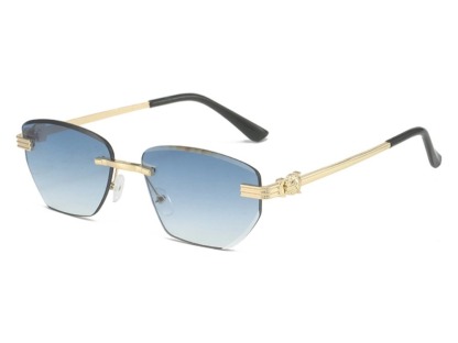 Caspian - Geometric Rimless Sunglasses (6 Colors)