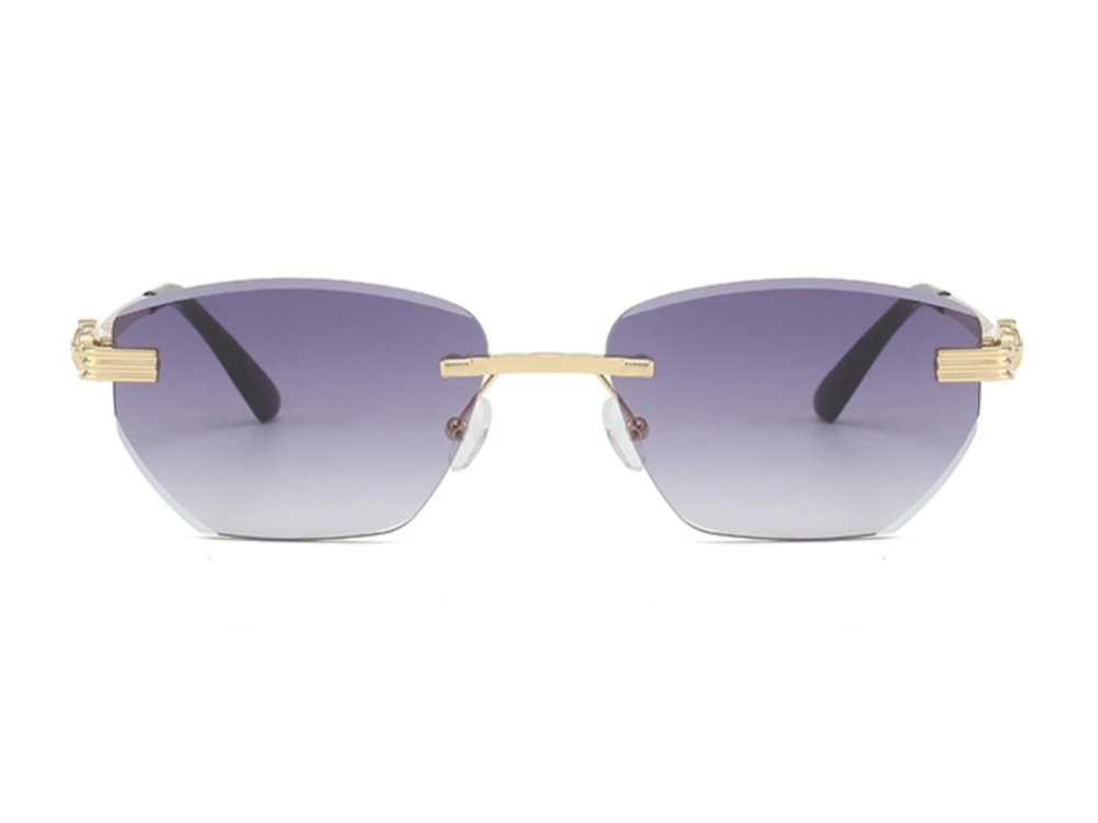 Caspian - Geometric Rimless Sunglasses (6 Colors)