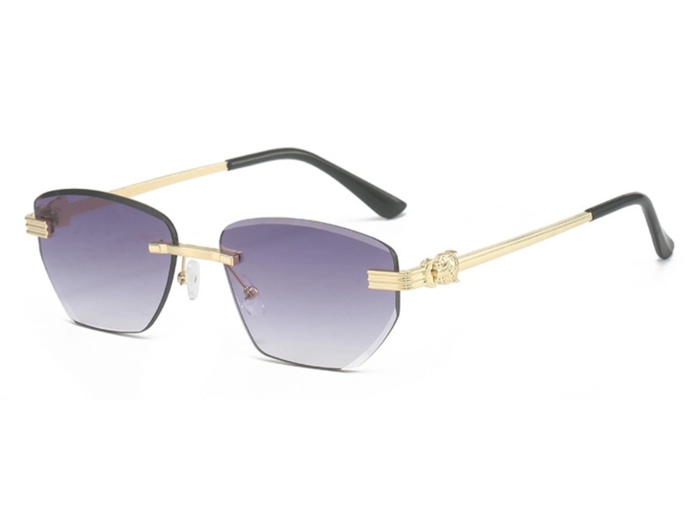 Caspian - Geometric Rimless Sunglasses (6 Colors)