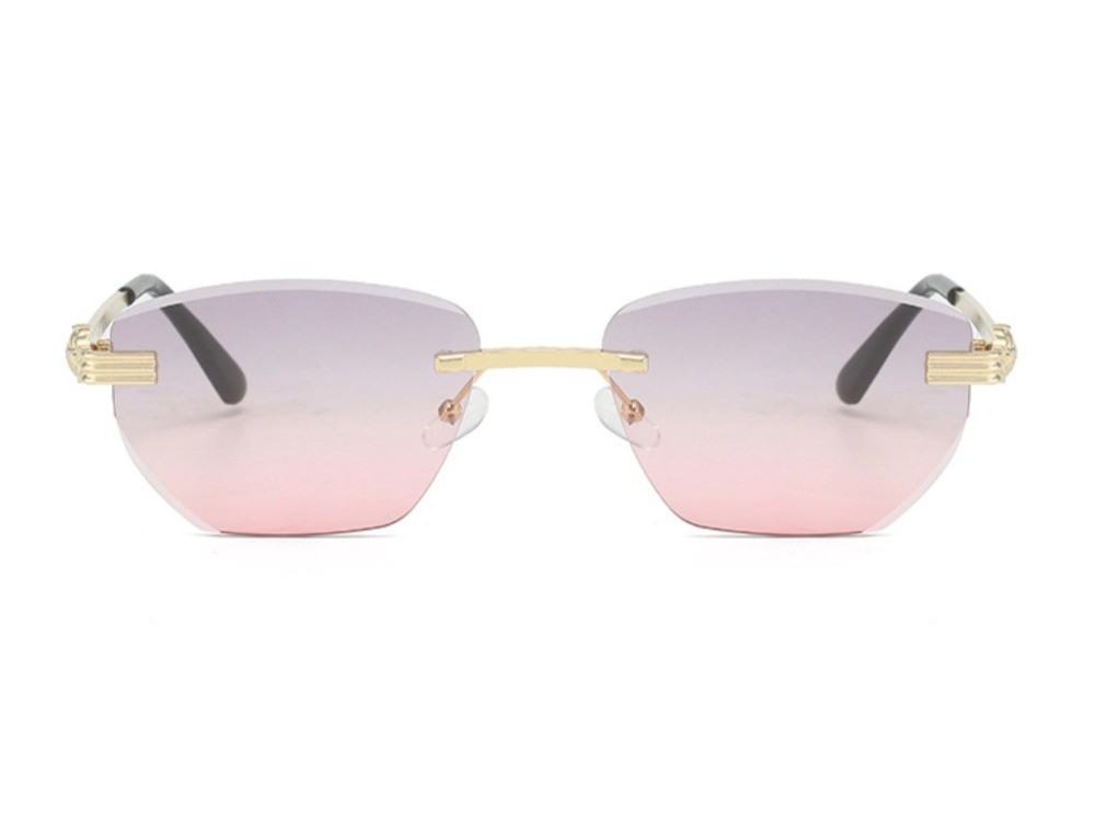 Caspian - Geometric Rimless Sunglasses (6 Colors)