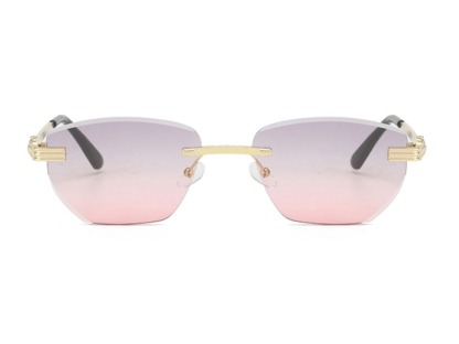 Caspian - Geometric Rimless Sunglasses (6 Colors)