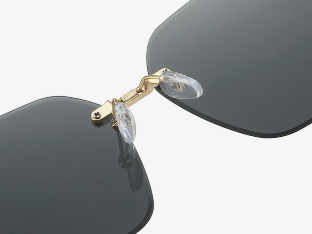 Chillax - Geometric Rimless Sunglasses (4 Colors)