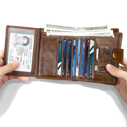 Gowalletly RFID Blocking Leather Wallet
