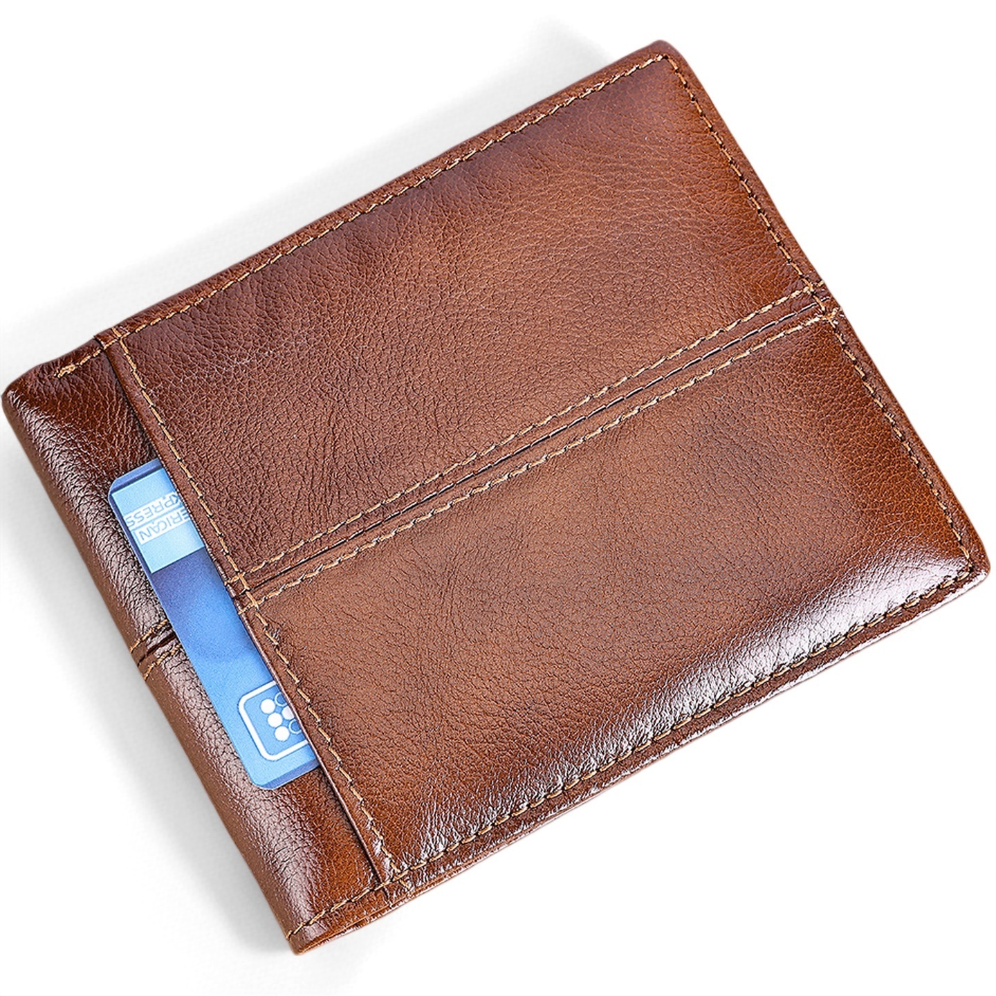 Gowalletly RFID-Safe Vegetable-Tanned Wallet